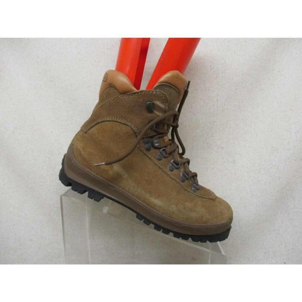 Asolo Brown Suede Composite Toe Lace Up Hiking Boots Mens Size 5